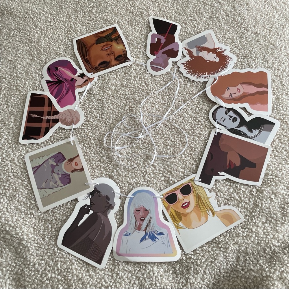 Taylor Swift cardstock 8’ banner
